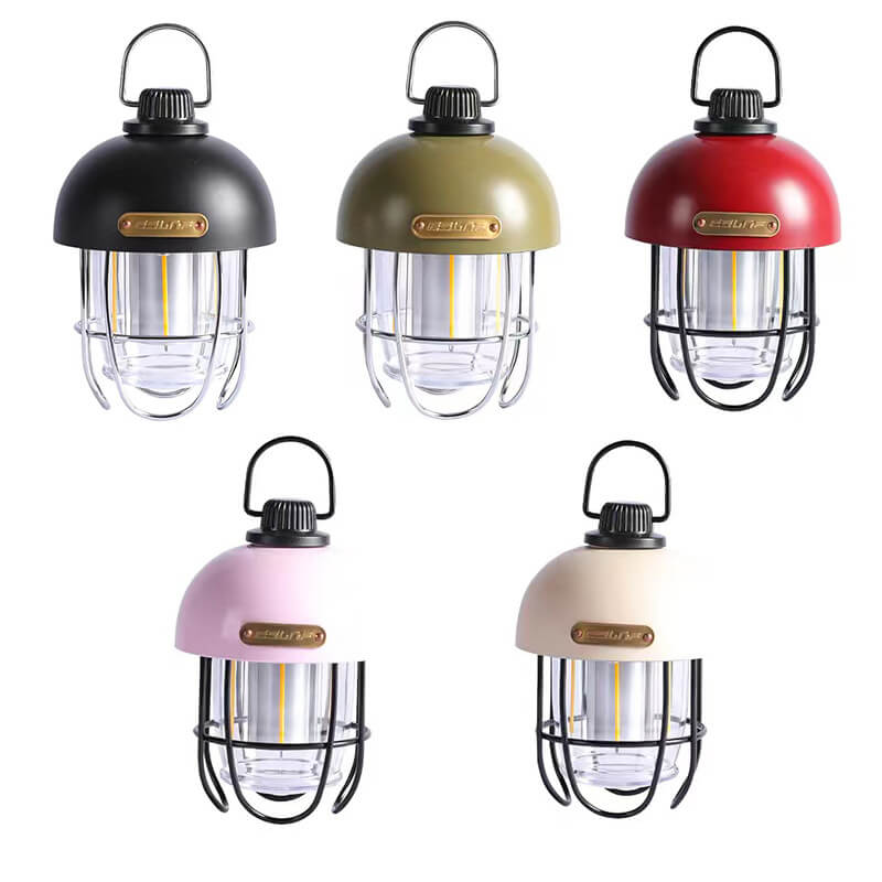 Modern Iron Portable Mushroom Shaped Camping LED Outdoor Light