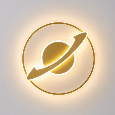 Moderne Luxus-Gold-Satelliten-runde Design-LED-Unterputz-Deckenleuchte