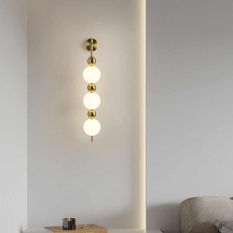 Nordic Minimalist Gourd String LED Wall Sconce Lamp