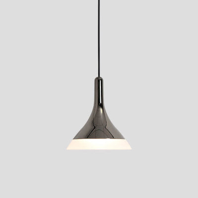 Nordic Minimalist Cone LED-Pendelleuchte aus Aluminium-Acryl 