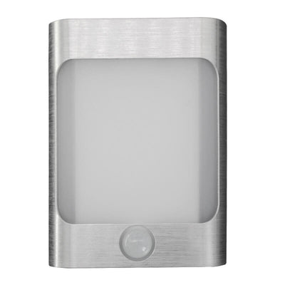 Modern Rectangular Body Sensor Aluminum USB Rechargeable LED Wall Sconce Lamp