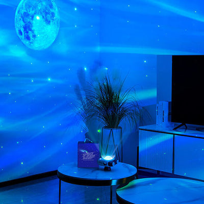 Modern Creative Astronaut Star LED Night Light Projection Table Lamp