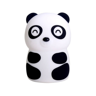 Kreative Cartoon Panda Silikon LED Patpat Nachtlicht Tischlampe 