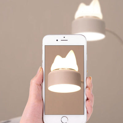 Creative Cartoon Cat LED Night Light Reading Desk Lamp