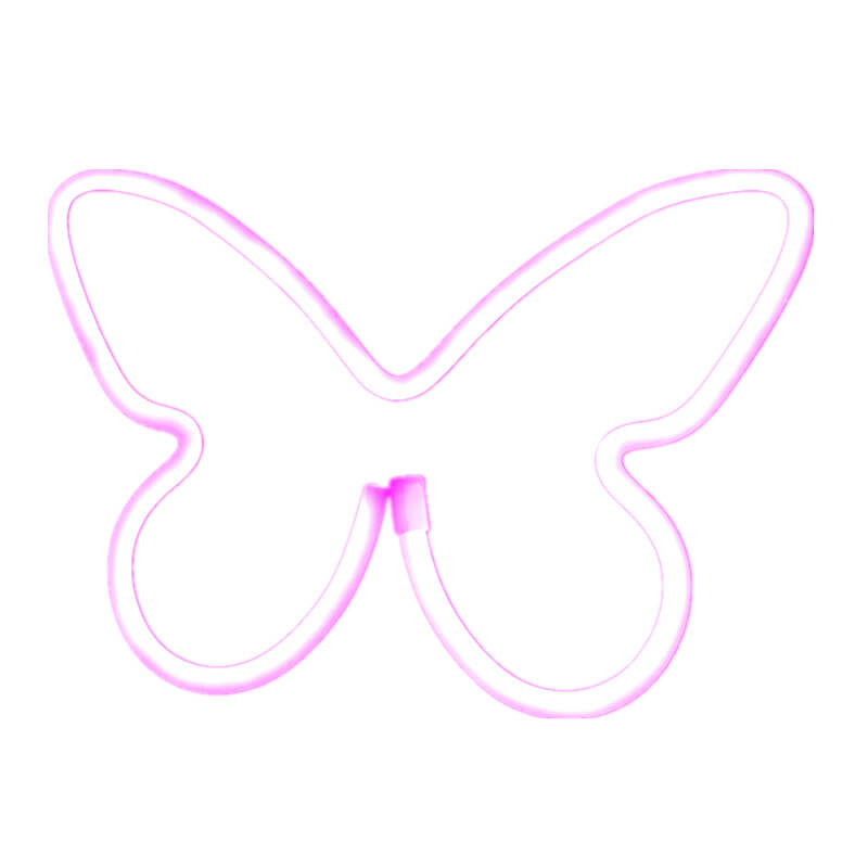 Creative Neon Butterfly LED Battery/USB Decorative Neon Light