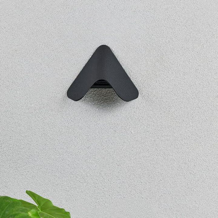 Outdoor Simple Triangle Geometric Aluminum LED Waterproof Wall Sconce Lamp