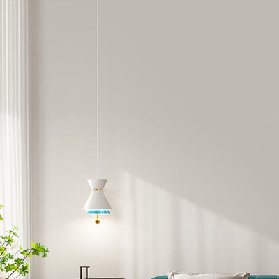 Contemporary Scandinavian Bell Iron Aluminum LED Wall Sconce Lamp For Bedroom