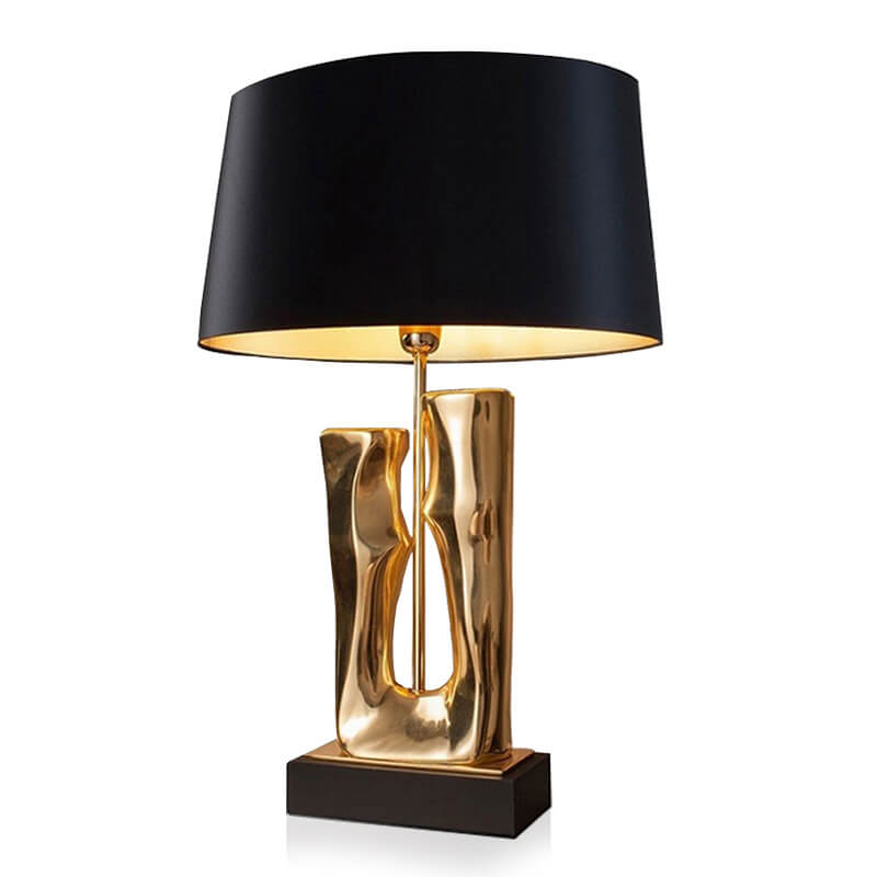 Lampe de table à 1 lumière en céramique créative nordique moderne 