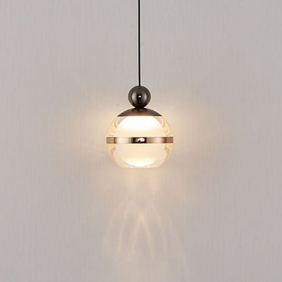 Nordic Minimalist Acrylic Round Ball 1/3 Light Island Light Chandelier