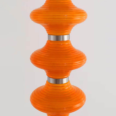 Vintage Creative Gourd String Glas LED Stehlampe