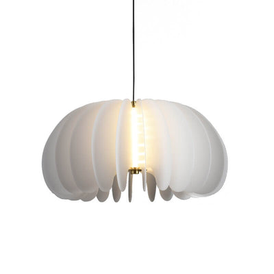 Modern Minimalist Pure White Creative Shape PE LED Pendant Light