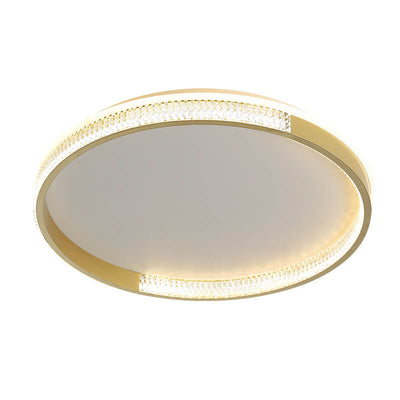 Nordic Light Luxury Square Ring LED Flush Mount Ceiling Light