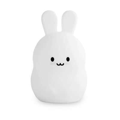 Lampe de Table LED USB en Silicone, lapin mignon et créatif moderne, veilleuse 