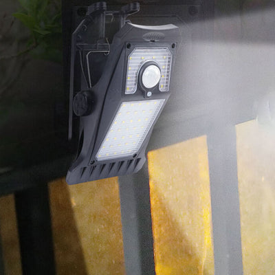 Lampe solaire d'applique murale extérieure de jardin à induction à clip LED 