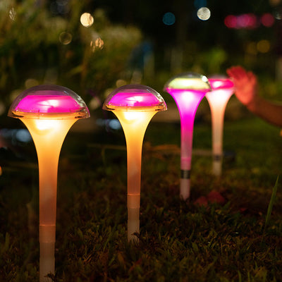 Outdoor Solar Jellyfish Light Control Induction LED Ground Insert Garden Landscape Light