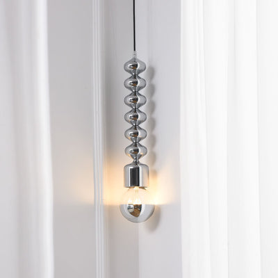 Modern Minimalist Gourd Shaped Solid Color Hardware 1-Light Pendant Light