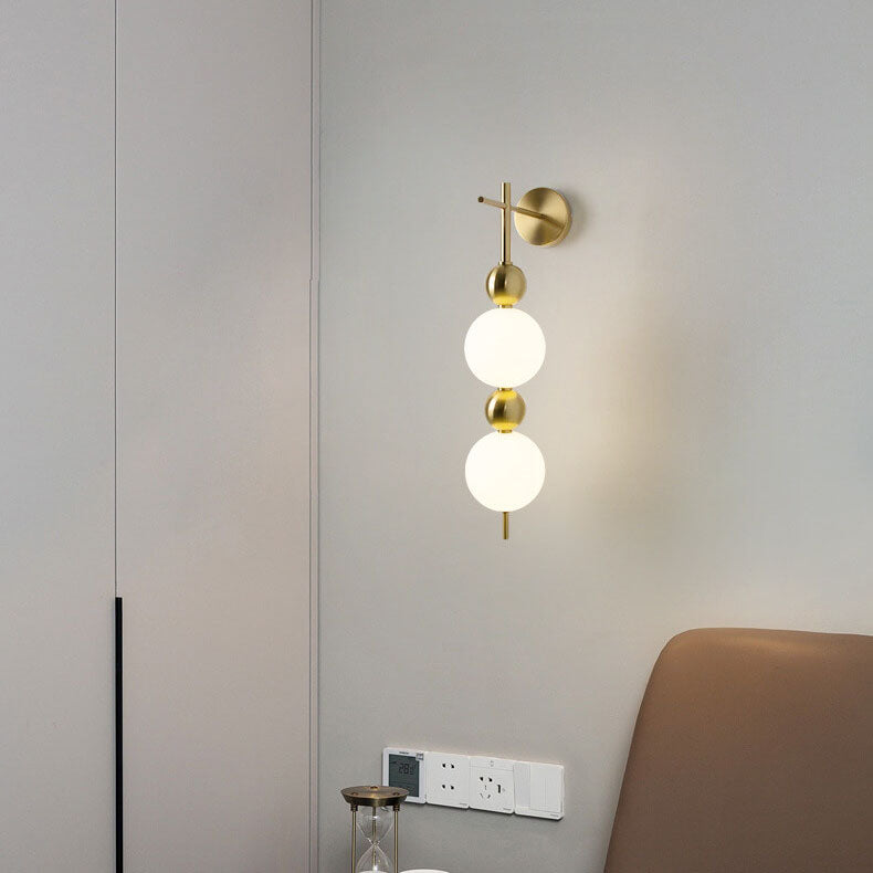 Nordic Minimalist Gourd String LED Wall Sconce Lamp