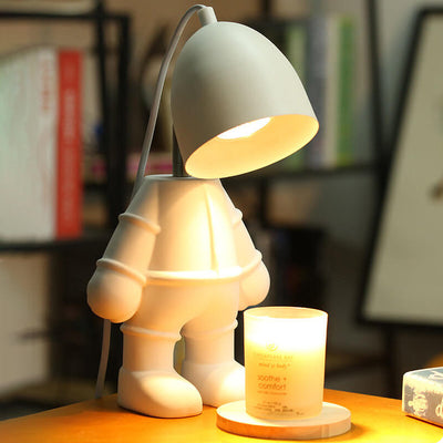 Creative Little White Design LED Night Light Melting Wax Table Lamp