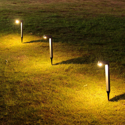 Einfaches quadratisches flaches LED-im Freien wasserdichtes Garten-Boden-Einsatz-Landschaftslicht 