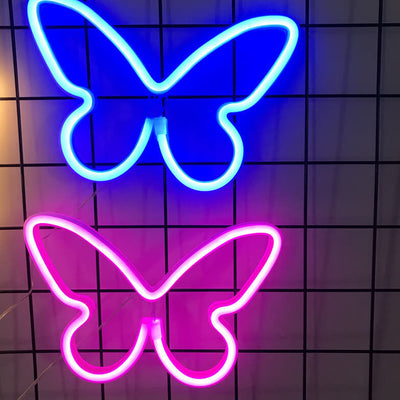 Creative Neon Butterfly LED Battery/USB Decorative Neon Light