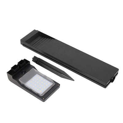 Simple Solar Square Flat LED Outdoor Waterproof Garden Ground Insert Landscape Light