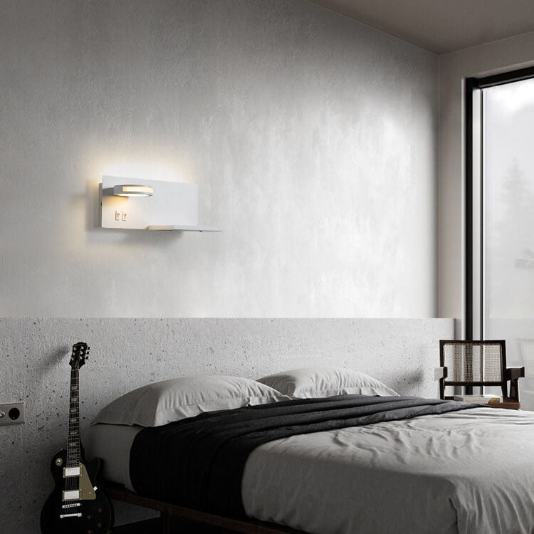 Modern Simple Flat Reading USB Smart LED Wall Sconce Lamp