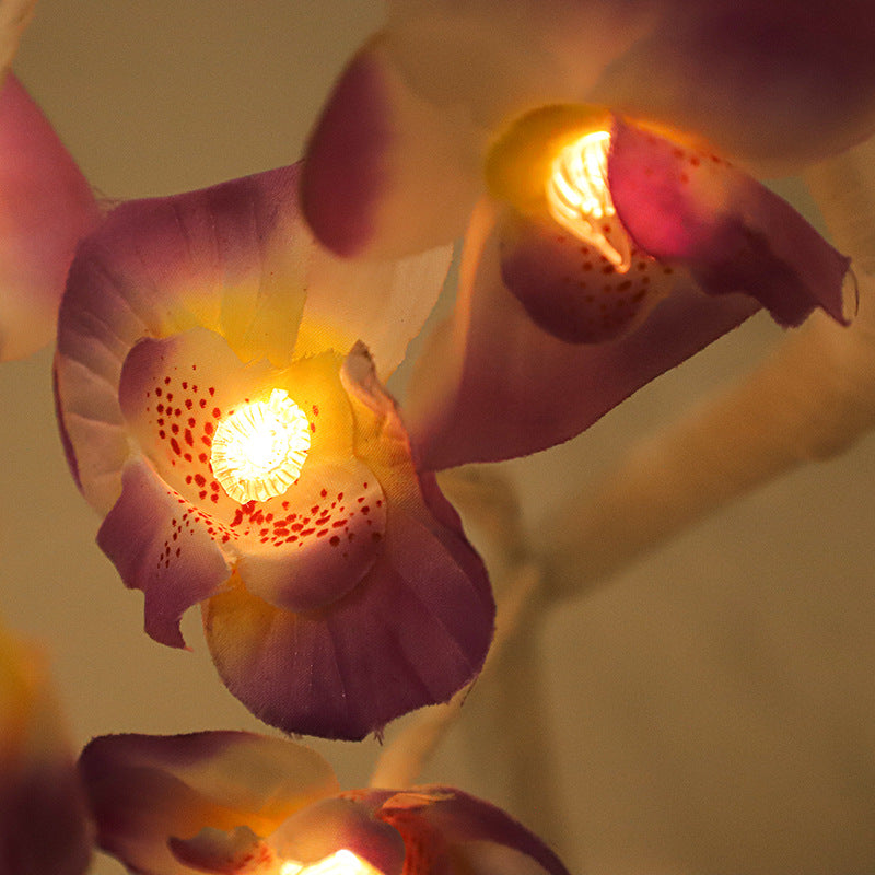 Moderne kreative Phalaenopsis-Baum-LED-Nachtlicht-Tischlampe