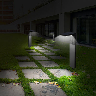 Einfaches quadratisches flaches LED-im Freien wasserdichtes Garten-Boden-Einsatz-Landschaftslicht 