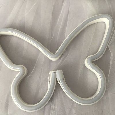 Creative Neon Butterfly LED Battery/USB Decorative Neon Light