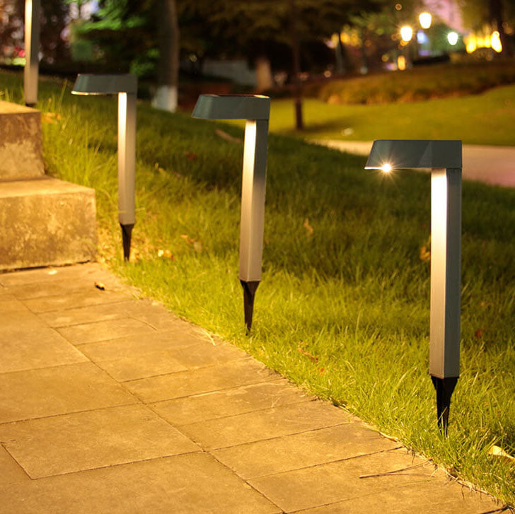 Einfaches quadratisches flaches LED-im Freien wasserdichtes Garten-Boden-Einsatz-Landschaftslicht 