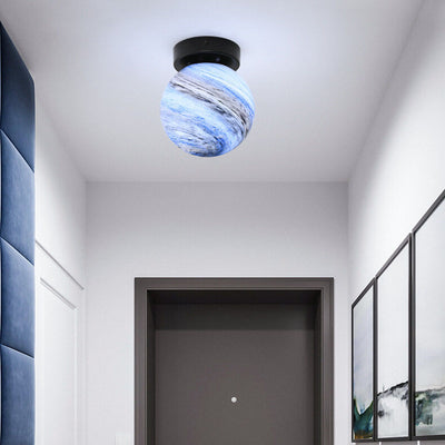 Nordic Creative Planet Glass Orb Wandleuchte mit 1 Licht