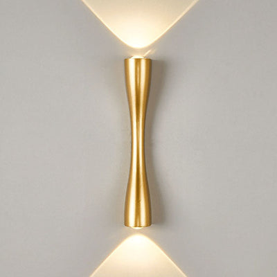 Contemporary Luxury Waterproof Aluminum Trumpet Shape LED Wall Sconce Lamp For Outdoor Patio