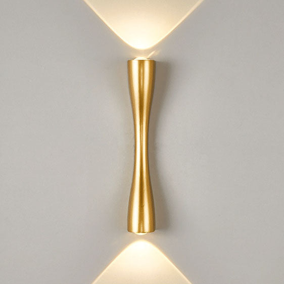 Contemporary Luxury Waterproof Aluminum Trumpet Shape LED Wall Sconce Lamp For Outdoor Patio