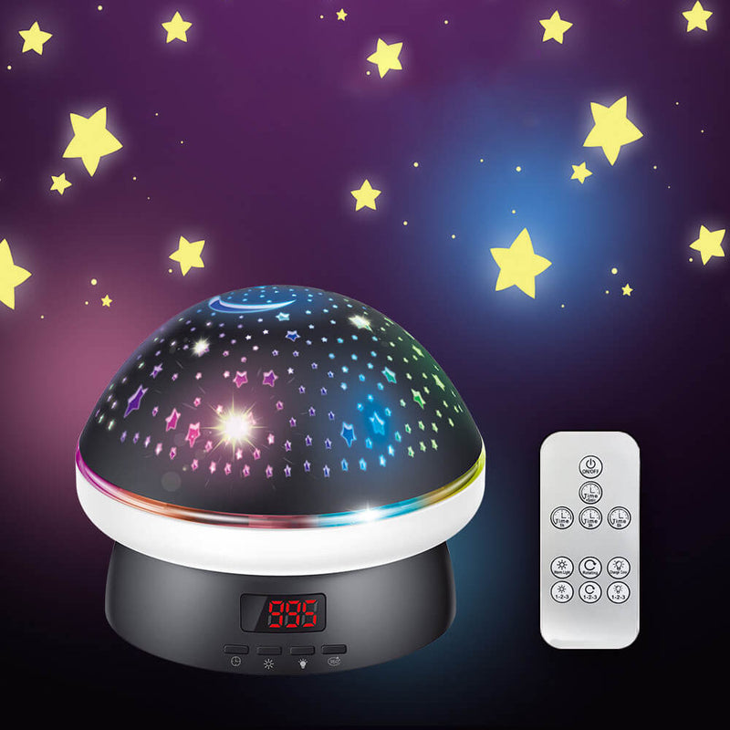 Modern Creative Mushroom Star ABS Projection Light Night Light