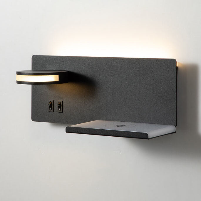 Modern Simple Flat Reading USB Smart LED Wall Sconce Lamp