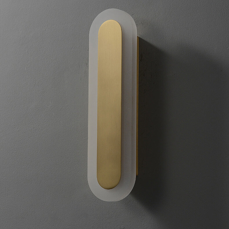 Modern Luxury Brass Ring LED Wall Sconce Lamp