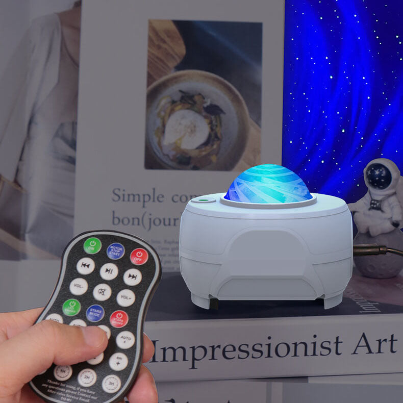 Creative Galaxy Projection Light  LED Atmosphere Bluetooth Music Projection Light