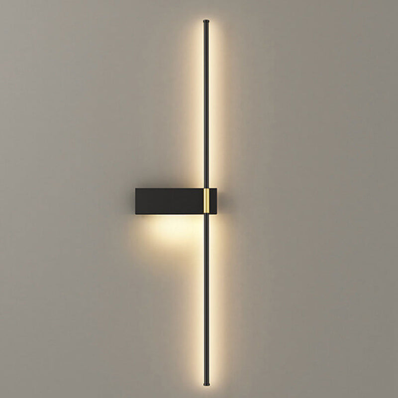 Modern Minimalist Long Line Iron Acrylic LED Wall Sconce Lamp