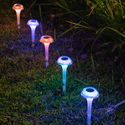 Outdoor Solar Jellyfish Light Control Induction LED Ground Insert Garden Landscape Light