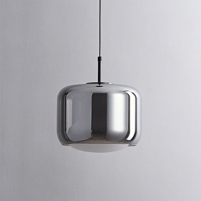 Modern Minimalist Copper Acrylic 1-Light Pendant Light