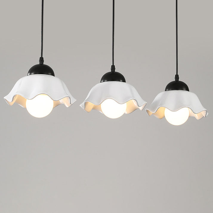 Luminaire suspendu en céramique à 1/3 lumières Nordic Rustic Hardware 