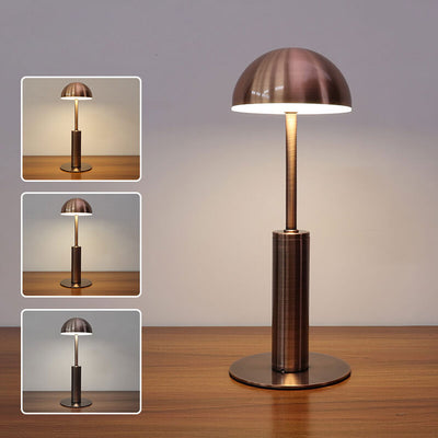 European Wrought Iron LED Rechargeable Table Lamp
