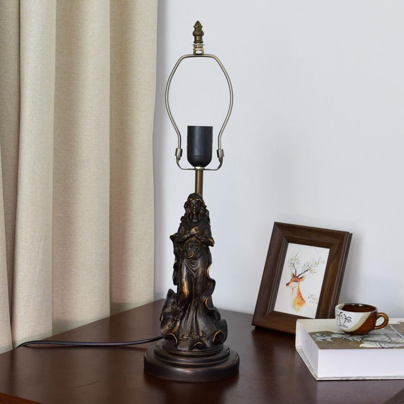 Retro Tiffany Glas 1-Licht Dekorative Beauty Tischlampe 