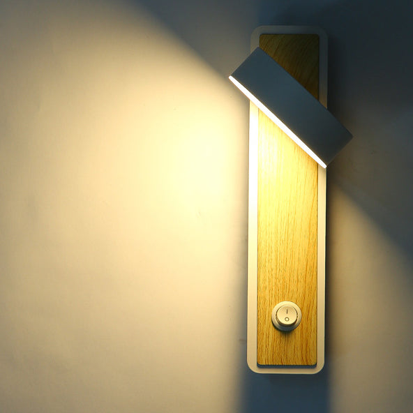 Modern Aluminum Shade Rotatable LED Wall Sconce Lamp