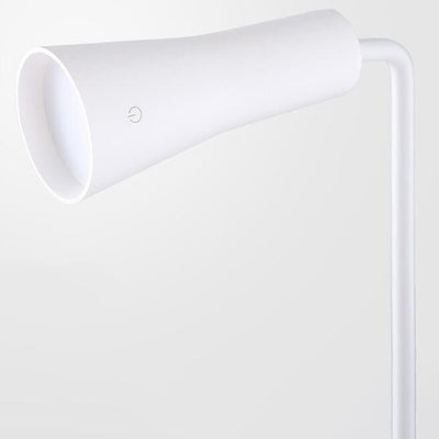 Einfache multifunktionale White Cone USB LED wiederaufladbare Augenschutz-Touch-Schreibtischlampe