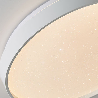 Modern Creative Round Starry Sky Effect LED Flush Mount Ceiling Light