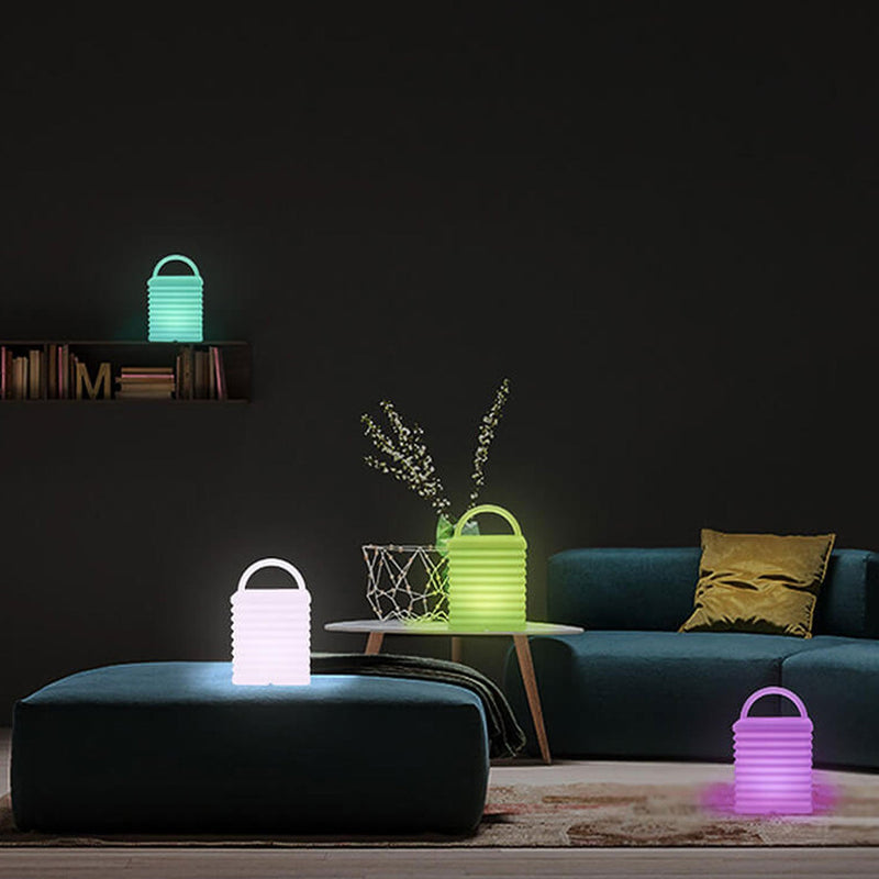 Creative PE Square Portable Colorful Night Light LED Decorative Table Lamp
