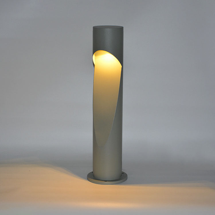 Colonne créative minimaliste géométrique creuse LED, éclairage d&