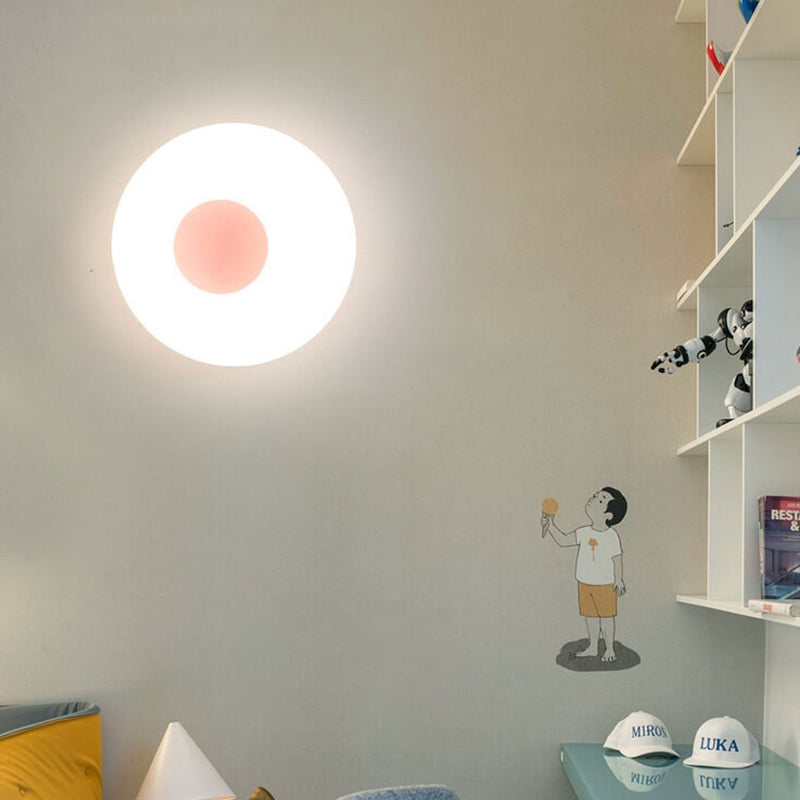 Nordic Creative PE Circle LED Wall Sconce Lamp