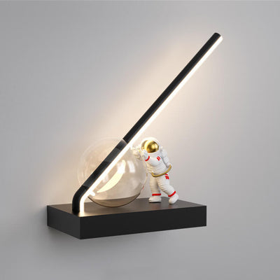 Moderne kreative Astronaut Ball LED-Wandleuchte 